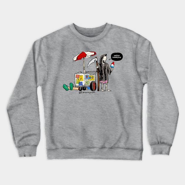 Memento Vivere Rocket Pop Crewneck Sweatshirt by ramseyprojekt